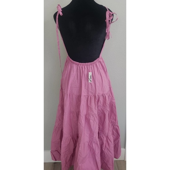 NWT Madewell Sidonie Poplin Maxi Dress in Shaded Pink Size XS - Picture 7 of 10